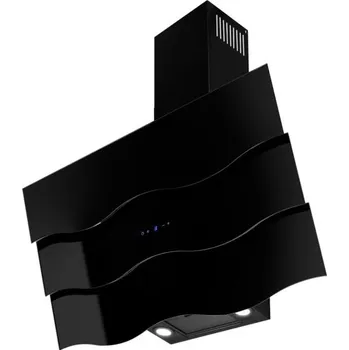 Digestoř Černý nástěnný kuchyňský odsavač par Nortberg IVO 90 cm