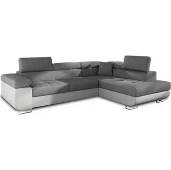 Sedací souprava Rohová sedací souprava DOLI, pravá, šedá (neve 97/83)