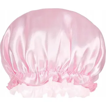 Čepice Saténová čepice na spaní pro ženy Pudrová růžová