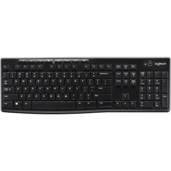Logitech Bezdrátová klávesnice K270, RF bezdrátová, QWERTY, anglická, černá