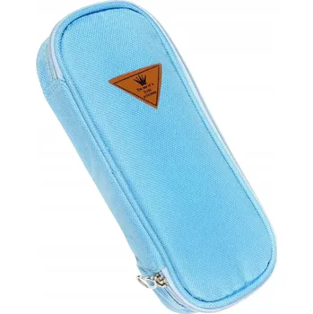 Penál Školní Penál Pouzdro na Zip Modrý