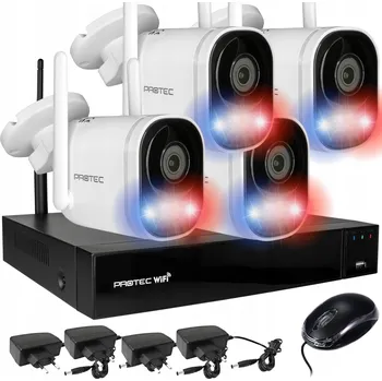 Bezpečnostní kamera Sada pro monitorování Protec WIFI-KIT-4CH-5M-II-LA