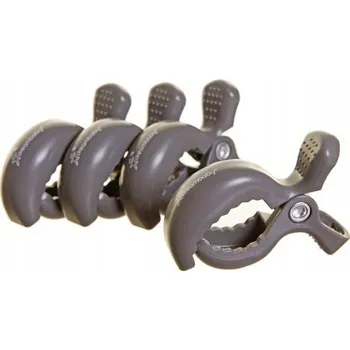 Příslušenství pro přepravu dětí Klipy/Úchyty na připevnění pleny ke kočárku/postýlce 4 ks