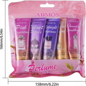 Péče o ruce Sada 5x30g Krém na ruce PERFUME – Hydratační, Parfémovaný