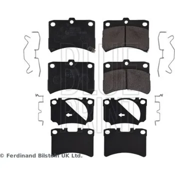 Brzdový systém Sada brzdových destiček, kotoučová brzda BLUE PRINT BLPADD64223