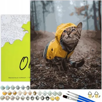 MALOVÁNÍ PODLE ČÍSEL Kočky Obrázky K Malování podle čísel 40x50 OhArt