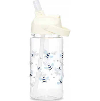 Láhev VANILLA COPENHAGEN Láhev na pití Tritan HONEYBEE 500 ml se slámkou