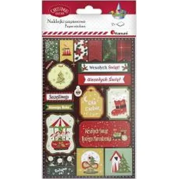 Naklejki papierowe do scrapbookingu 22szt