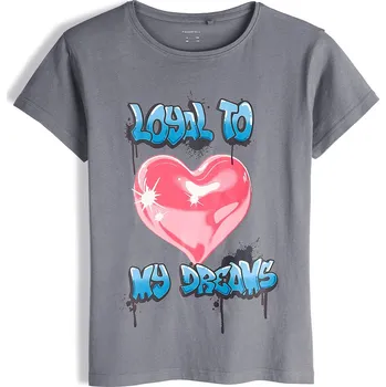 Dívčí tričko GATE Bavlněné tričko s potiskem 8Y 425-0736/860