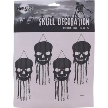 Obraz Halloween dekorace závěsné lebky