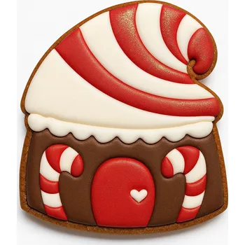 Vánoční dekorace Formička "Vánoční domeček 2" 10 cm