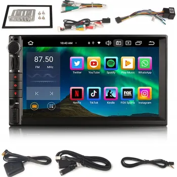 Autorádio UNIVERZÁLNÍ 2DIN AUTORÁDIO ANDROID 4/64 GB DSP CARPLAY 8 JADER 4G LTE MODEM