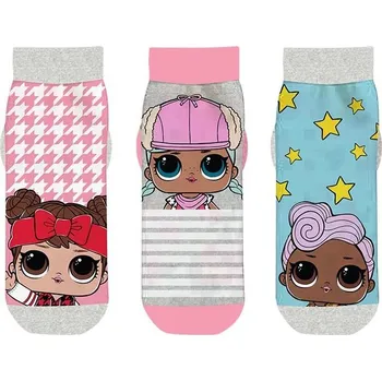 SADA 3 KS PONOŽKY LOL Erv 38129-2 Velikost: 23-26