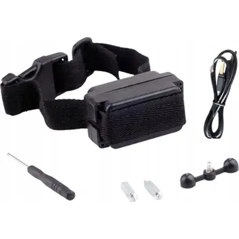 Obojek pro psa Materiálový elektrický obojek pro psy Zakręcony Koszyk, velikost XL