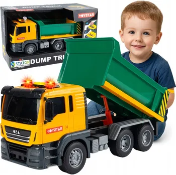 autíčko Nákladní auto Sklápěčka AUTO Světla Zvuky Hračka Interaktivní 1:14