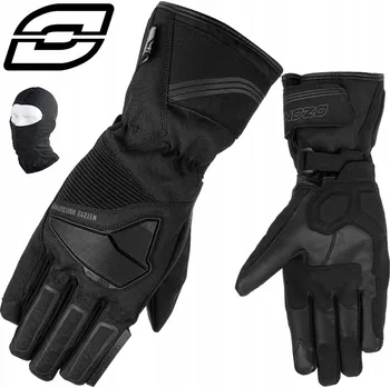 Moto rukavice KOŽENÉ RUKAVICE OZONE TOURING WP BLACK XXS