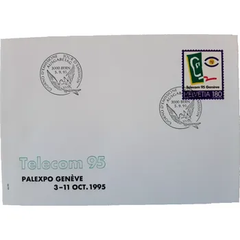 Sběratelství ŠVÝCARSKO FDC 1559, Telecom´95, r. 1995