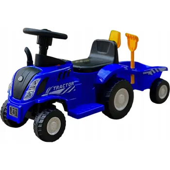 Odrážedlo Dětské odrážedlo traktor s přívěsem, zvuky Z220N