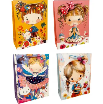 Obraz OZDOBNÁ DÁRKOVÁ TAŠKA 31x40x12cm JP4106A DÍVKA 1 KS