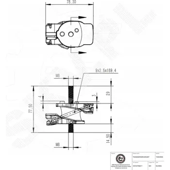 Uložení převodovky Uložení, manuální převodovka ESEN SKV 75SKV835