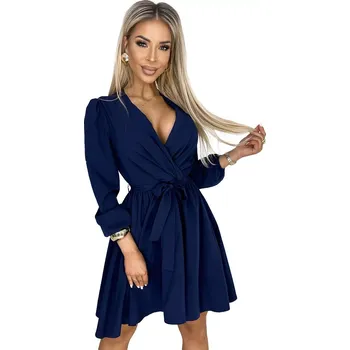 Dámské šaty Dámské šaty 339-5 BINDY - NUMOCO tmavě modrá S/M