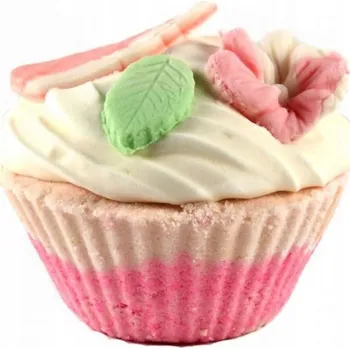 Bosphaera Malinová Bomba do koupele 100g kulička do koupele