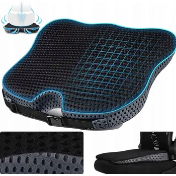 Podsedák Ortopedický polštář na sezení do auta, do kanceláře, podsedák na židli nebo křeslo