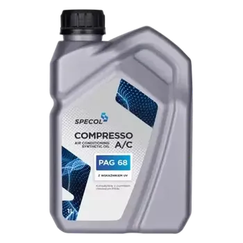 SPECOL COMPRESSO A/C PAG 68 - Syntetický kompresorový olej do klimatizace s UV indikátorem 1L