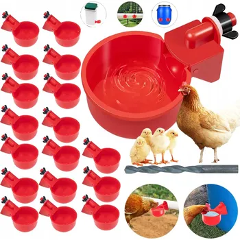 NAPÁJEČKY PRO KUŘATA, PÍTKA PRO KUŘATA, KACHNY A KŘEPELKY 18 KS