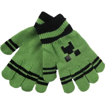 Rukavice RUKAVICE MINECRAFT F UK 54888 zelené Velikost: uni