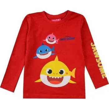 Chlapecké tričko TRIKO BABY SHARK em 003 červené Velikost: 3