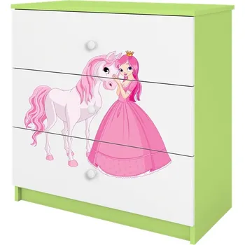 Komoda Komoda Kocot Kids 41 x 41 x 80 cm, odstíny zelené