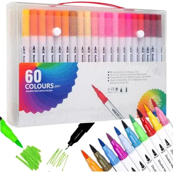 OBOUSTRANNÉ AKVARELOVÉ FIXY ŠTĚTEC FIXY S TENKÝM LINER FIXY POUZDRO ks