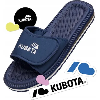 Pánské pantofle Kubota pánské pantofle Rzep Granátové Sada velikost 42