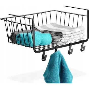 police Závěsná POLICE do kuchyně, koupelny, šatny nebo kanceláře - košík pod polici