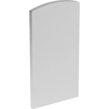 Stavební profil ZÁSLEPKA PRO HLINÍKOVÝ PROFIL U UNOXL, HLINÍK SATIN-ELOX