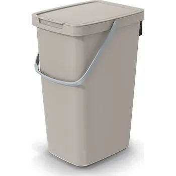 Odpadkový koš ODPADKOVÝ KOŠ DO KUCHYNĚ PRO TŘÍDĚNÍ ODPADU SVĚTLE HNĚDÝ 20L