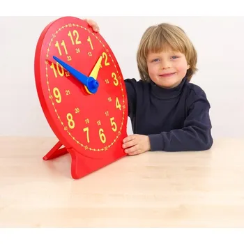 Hodiny Velké magnetické hodiny do třídy s praktickým