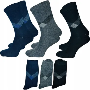 Pánské ponožky Takže Ponožky z angorské vlny černé barvy, velikost 40-43