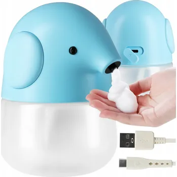 Bezdotykový Smartled dávkovač mýdla na kuchyňskou linku 300 ml modrý