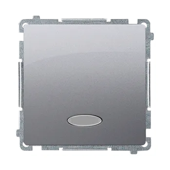 vypínač Vypínač křížový, s orientačním LED podsvětlením, bez, Simon Basic BMW7L.01/X/43