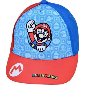 Kšiltovka KŠILTOVKA SUPER MARIO BAM-SMAR-012-023 červená Velikost: 52