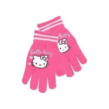 Rukavice RUKAVICE HELLO KITTY nh 4040 malinové Velikost: uni