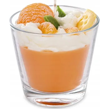 Svíčka Parafínová vonná svíčka oranžová Artpol 1 ks