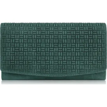 Peněženka Dámská kožená peněženka ve vintage stylu, velká, zelená Paolo Peruzzi T-109-HG