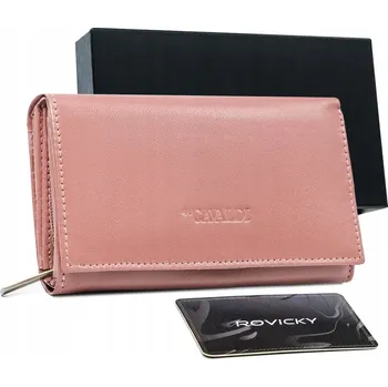 Peněženka 4U Cavaldi peněženka z pravé kůže růžová - dámská