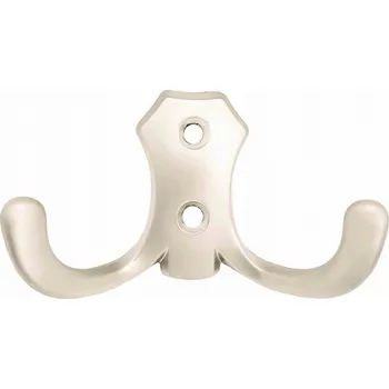 Věšák NÁBYTKOVÝ VĚŠÁK STŘEDNÍ DVOJITÝ SATÉNOVÝ