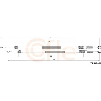 Tazne lanko, rucni prevodovka COFLE 2CB.DA003