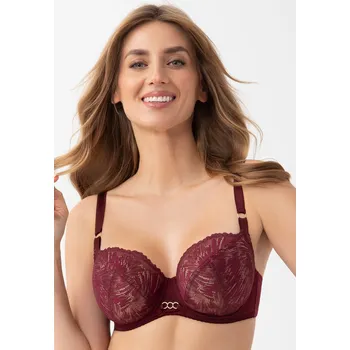 Podprsenka MILA SOFT BRA K956 BURGUNDY kaštanové 90H