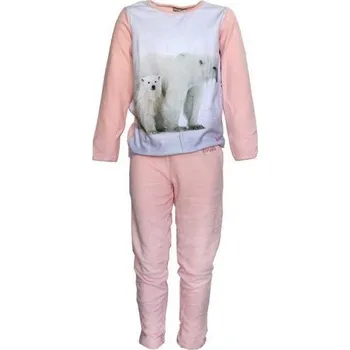 Dívčí pyžamo PYŽAMO USHUAIA Usrh 124 růžové - lední medvěd Velikost: 5